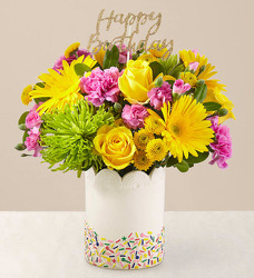 B103 Birthday Sprinkles from Fabbrini's Flowers in Hoffman Estates, IL