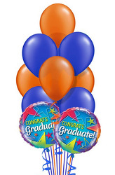 BB121 Graduation Balloon Bouquet from Fabbrini's Flowers in Hoffman Estates, IL