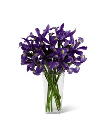 ES105 Iris in vase from Fabbrini's Flowers in Hoffman Estates, IL