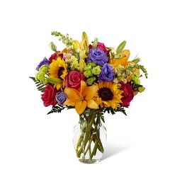 M101 Bright Summer Vase from Fabbrini's Flowers in Hoffman Estates, IL