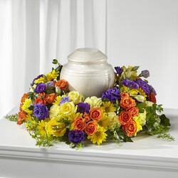 S155 Urn So Bright from Fabbrini's Flowers in Hoffman Estates, IL