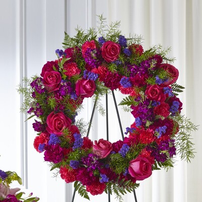 S152 Wreath of Jewels from Fabbrini's Flowers in Hoffman Estates, IL