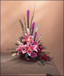 Contemporary style mixed arrangement V112 from Fabbrini's Flowers in Hoffman Estates, IL