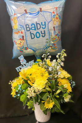 B102 Baby Boy! from Fabbrini's Flowers in Hoffman Estates, IL
