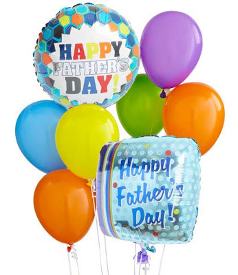 BB108 Father's Day Balloon Bouquet from Fabbrini's Flowers in Hoffman Estates, IL
