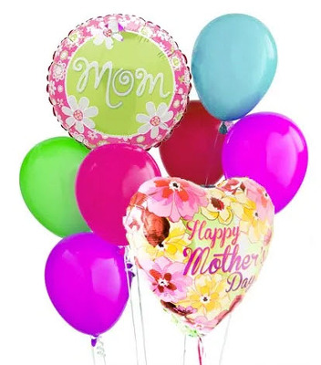 BB109 Mother's Day Balloon Bouquet from Fabbrini's Flowers in Hoffman Estates, IL