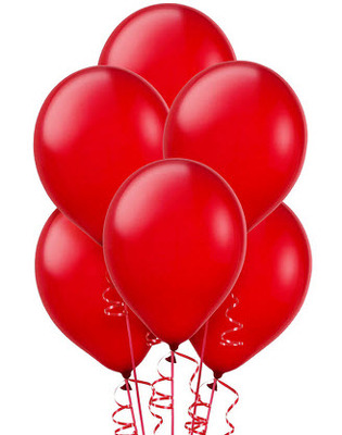BB110 Red Balloon Bouquet from Fabbrini's Flowers in Hoffman Estates, IL