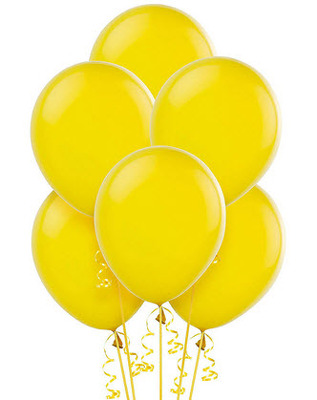BB112 Yellow Balloon Bouquet from Fabbrini's Flowers in Hoffman Estates, IL