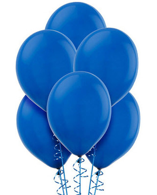 BB114 Blue Balloon Bouquet from Fabbrini's Flowers in Hoffman Estates, IL