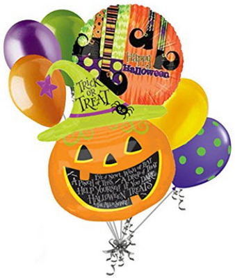 BB122 Halloween Balloon Bouquet from Fabbrini's Flowers in Hoffman Estates, IL