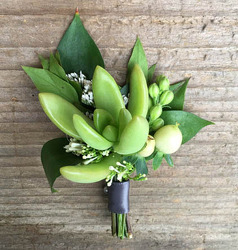 BT116 Green Succulent Bout from Fabbrini's Flowers in Hoffman Estates, IL