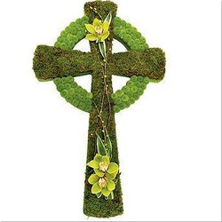 S164 Celtic Cross from Fabbrini's Flowers in Hoffman Estates, IL