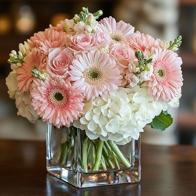 E103 Pretty and Pink from Fabbrini's Flowers in Hoffman Estates, IL