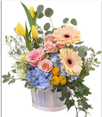 EA103 Garden In A Basket from Fabbrini's Flowers in Hoffman Estates, IL