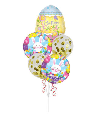 BB126 EASTER BALLOON BOUQUET from Fabbrini's Flowers in Hoffman Estates, IL