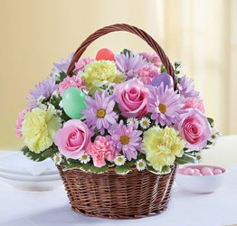 ES114 Spring Easter Basket from Fabbrini's Flowers in Hoffman Estates, IL