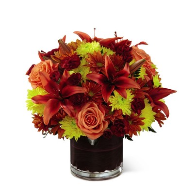 F120 Fall Cylinder from Fabbrini's Flowers in Hoffman Estates, IL