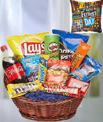 FD109 Junk Food Basket from Fabbrini's Flowers in Hoffman Estates, IL