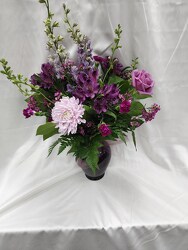 MOO2PUR MOM LOVES PURPLE from Fabbrini's Flowers in Hoffman Estates, IL