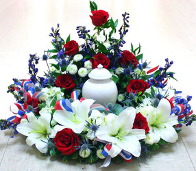 S183 Patriotic Blessings from Fabbrini's Flowers in Hoffman Estates, IL