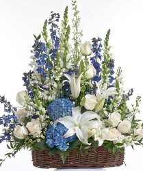 S17C CALMING COMFORT BASKET from Fabbrini's Flowers in Hoffman Estates, IL