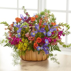 S253 Wildflower Garden Basket from Fabbrini's Flowers in Hoffman Estates, IL