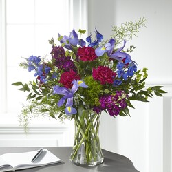 S254 Vase of Wildflowers from Fabbrini's Flowers in Hoffman Estates, IL