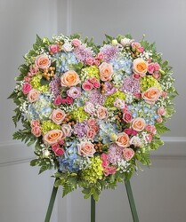 S49B PASTEL SOLID HEART from Fabbrini's Flowers in Hoffman Estates, IL