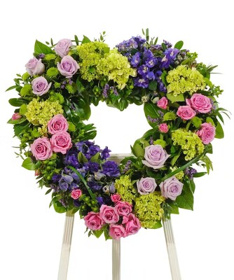 S53B WREATH EMBRACE from Fabbrini's Flowers in Hoffman Estates, IL