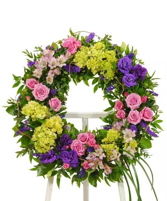 S53C WREATH EMBRACE from Fabbrini's Flowers in Hoffman Estates, IL