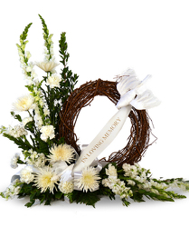 S5B URN WREATH from Fabbrini's Flowers in Hoffman Estates, IL