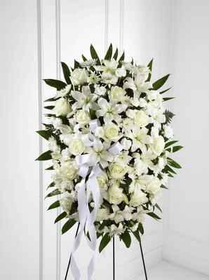 S140 Serenity easel arrangement from Fabbrini's Flowers in Hoffman Estates, IL