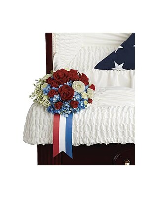 S77B PATRIOTIC PILLOW from Fabbrini's Flowers in Hoffman Estates, IL