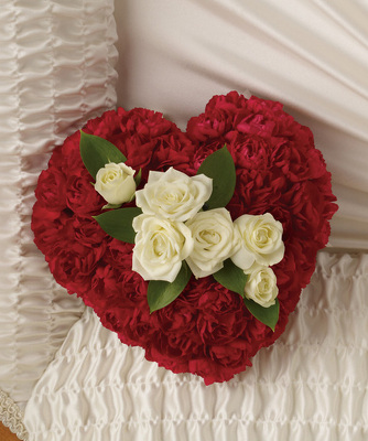 S84E HEART PILLOW from Fabbrini's Flowers in Hoffman Estates, IL