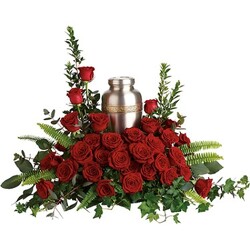 RED ROSE CREMATION from Fabbrini's Flowers in Hoffman Estates, IL