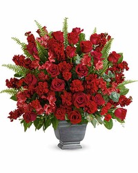 ALL RED ARRANGEMENT from Fabbrini's Flowers in Hoffman Estates, IL