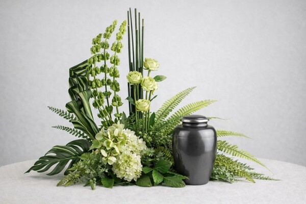 GREEN CREMATION from Fabbrini's Flowers in Hoffman Estates, IL
