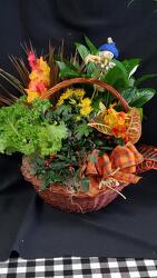 P193 Fall Basket from Fabbrini's Flowers in Hoffman Estates, IL