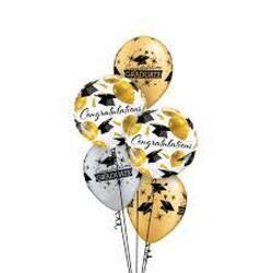 BB124 Graduation Balloon Bouquet from Fabbrini's Flowers in Hoffman Estates, IL