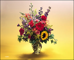 Mixed vase V111 from Fabbrini's Flowers in Hoffman Estates, IL