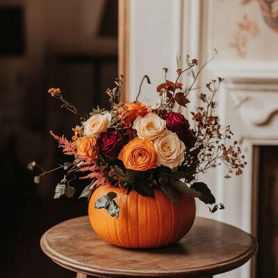 F9 Fall pumpkin from Fabbrini's Flowers in Hoffman Estates, IL