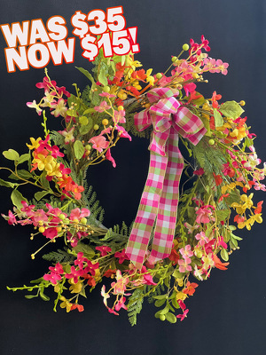 SL12 Silk Wreath from Fabbrini's Flowers in Hoffman Estates, IL